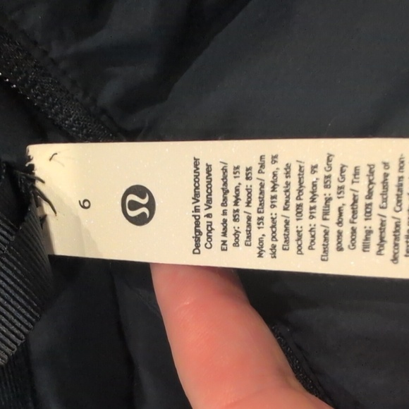 lululemon athletica Black Puffer Jacket - Picture 9 of 14